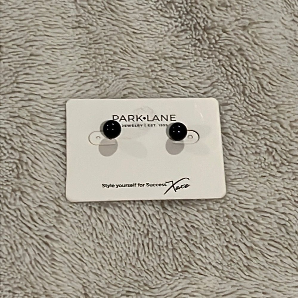 New Parklane Black Ball Earrings Studs Park Lane Stud